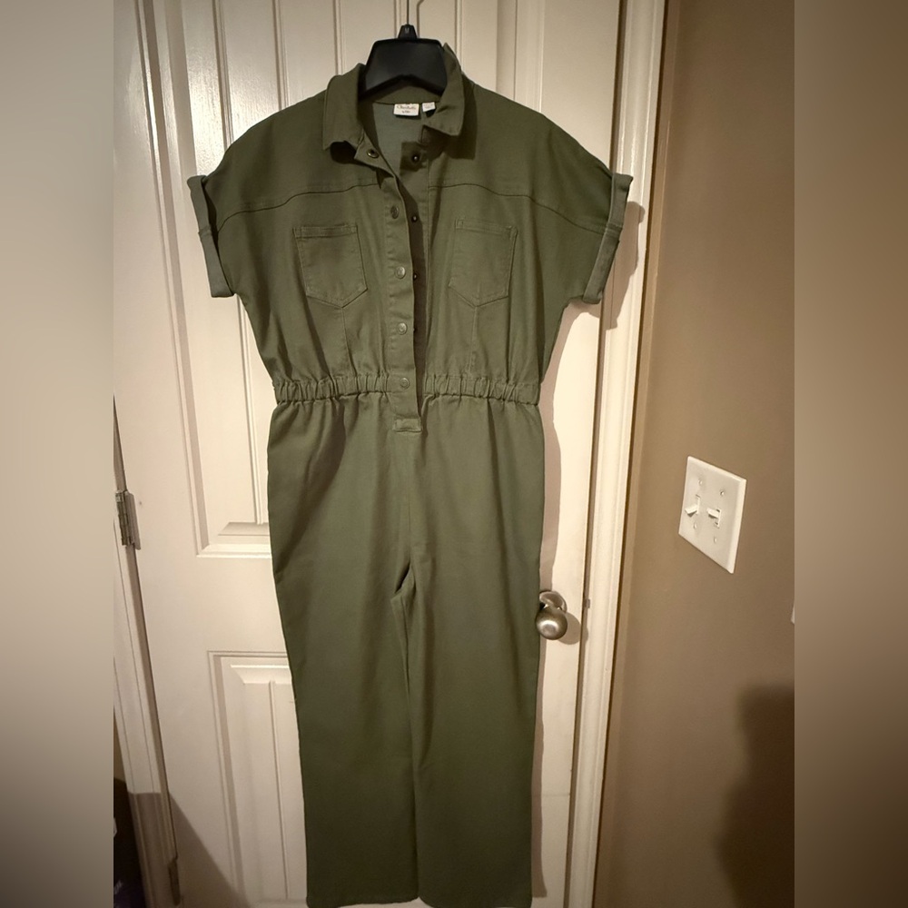 Olive Green Teen Jumpsuit